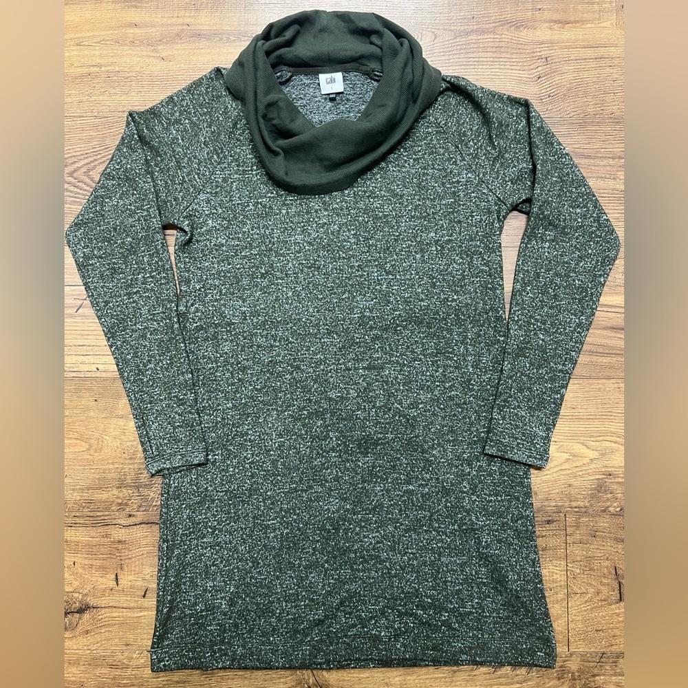 Cabi Green Sweater Dress